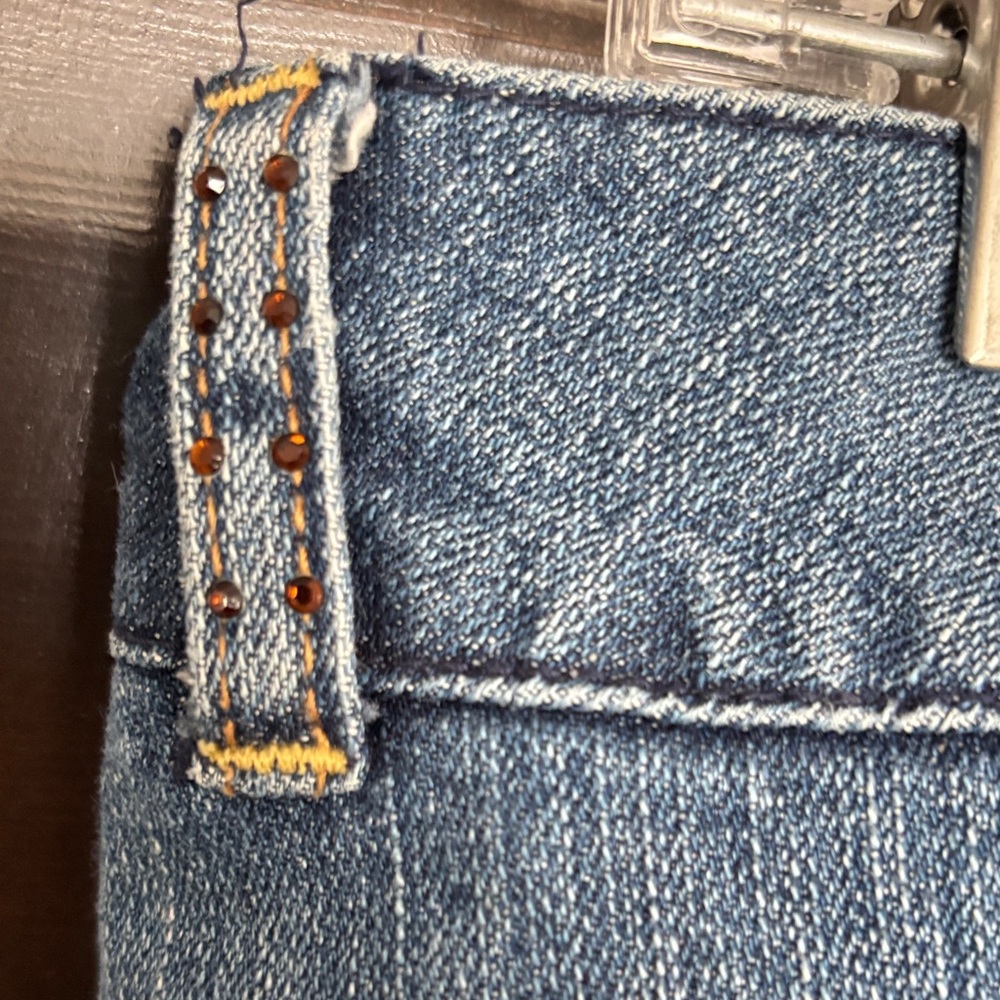 Venezia Floral Lined Blue Jeans - Picture 4 of 4